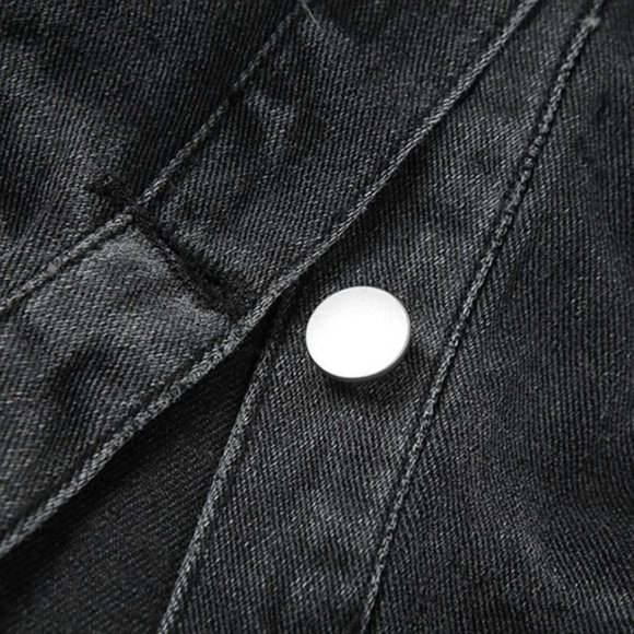 NEW 2021 Cropped Jean Jacket - Picture 9 of 11